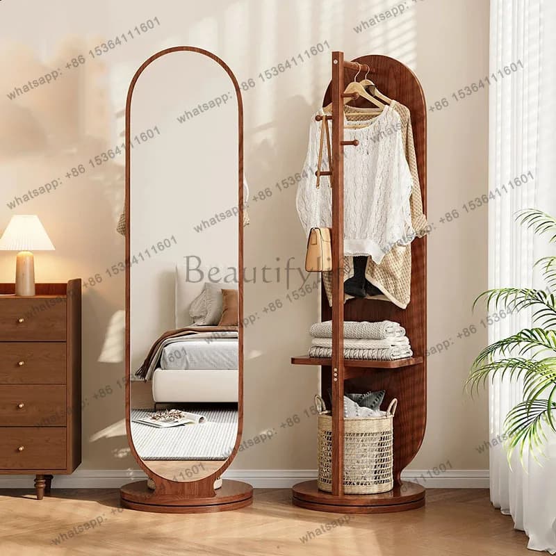 LD Luxury Bathroom Mirror Modern Moving Living Room Standing Standing Girls Bedroom Floor Mirror Funky Home Decorations