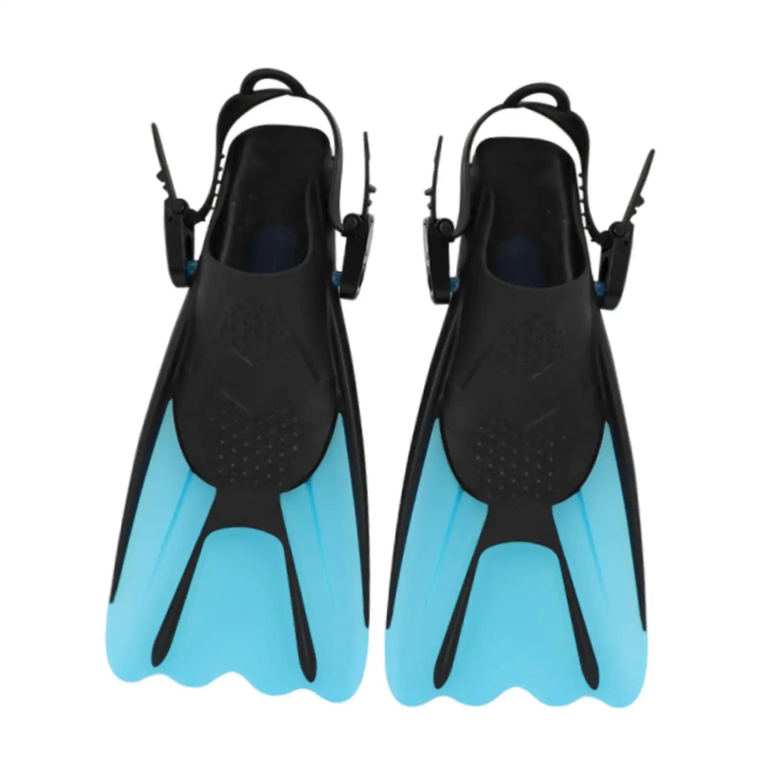 Swimming Pins in Silicone with Open Heel and Adjustable Strap, Professional Court Pins for Pool and Diving, for Beginners and Adults