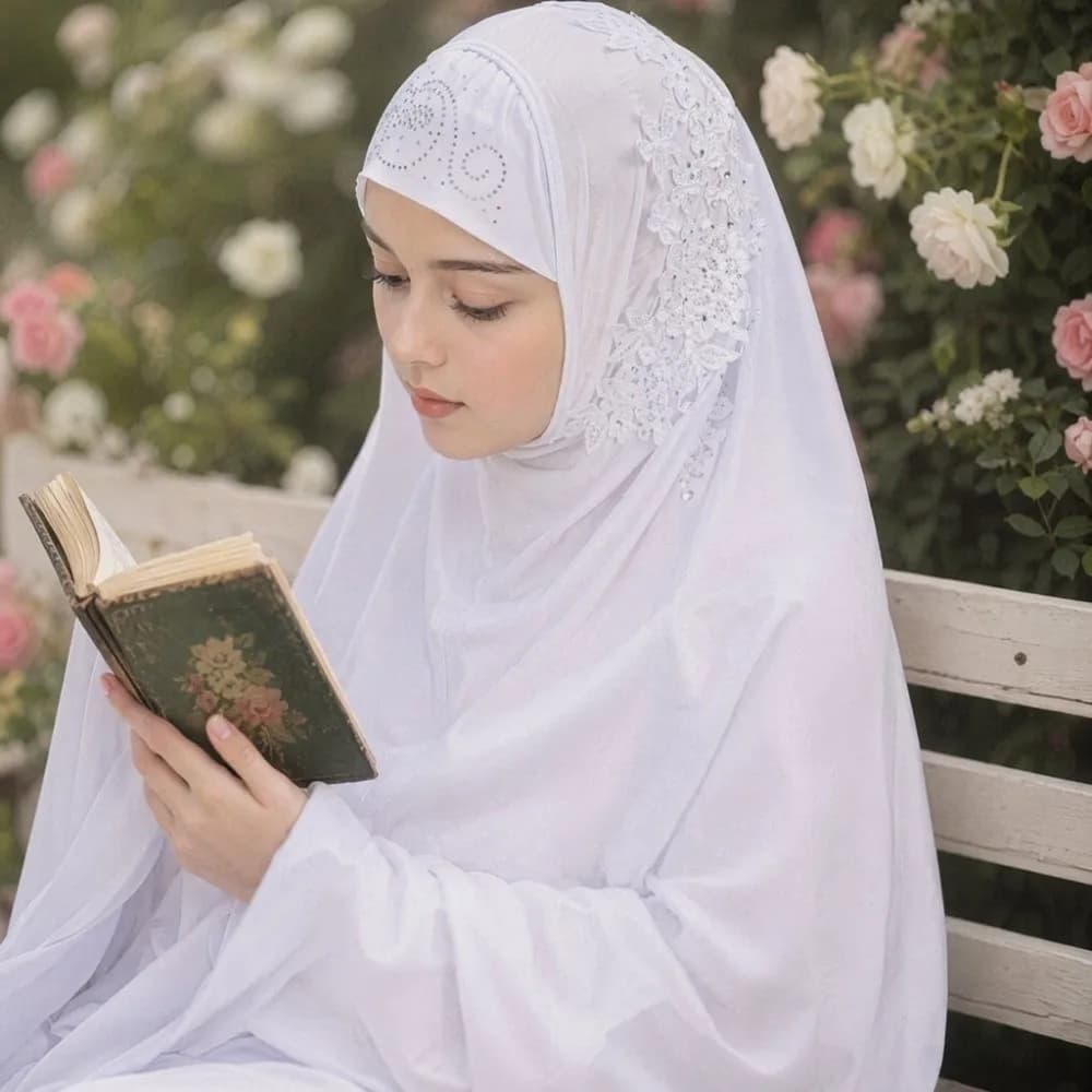 Nuovo Elegante Hijab in Pizzo con Strass, Sciarpa Islamica a Tinta Unita, Turbante per Preghiera, Copricapo per Matrimonio