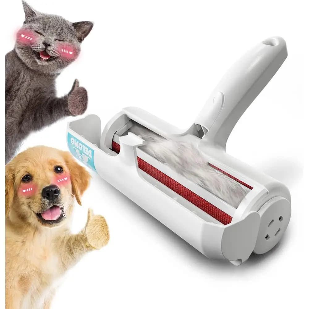 Rullo Levapelucchi Riutilizzabile per la Rimozione dei Peli di Animali Domestici - Contenitore Grande, Portatile, Ecologico per Cani e Gatti, Ideale per Mobili, Auto e