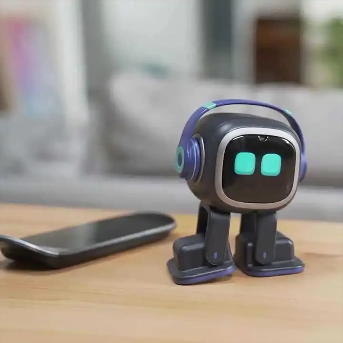 Robot da Scrivania AI Rux | Robot AI Intelligente con Telecamera per Monitoraggio Remoto e Dialogo Vocale, Compagno per Bambini con Intelligenza Artificiale