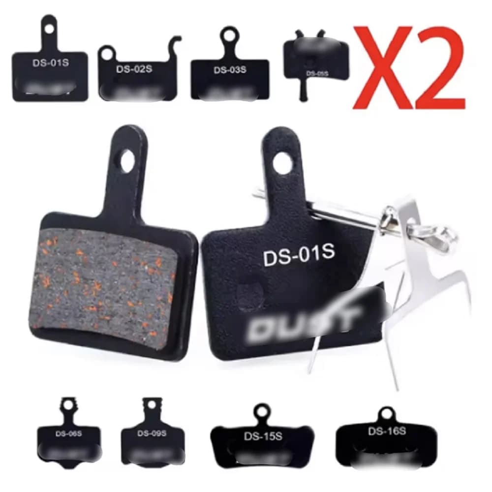 2 Paia di Pastiglie Freno a Disco Idraulico Semi-Metalliche per Bicicletta MTB, Compatibili con SHIMANO XT XTR M315 SRAM Avid BB5 BB7 E1 E3