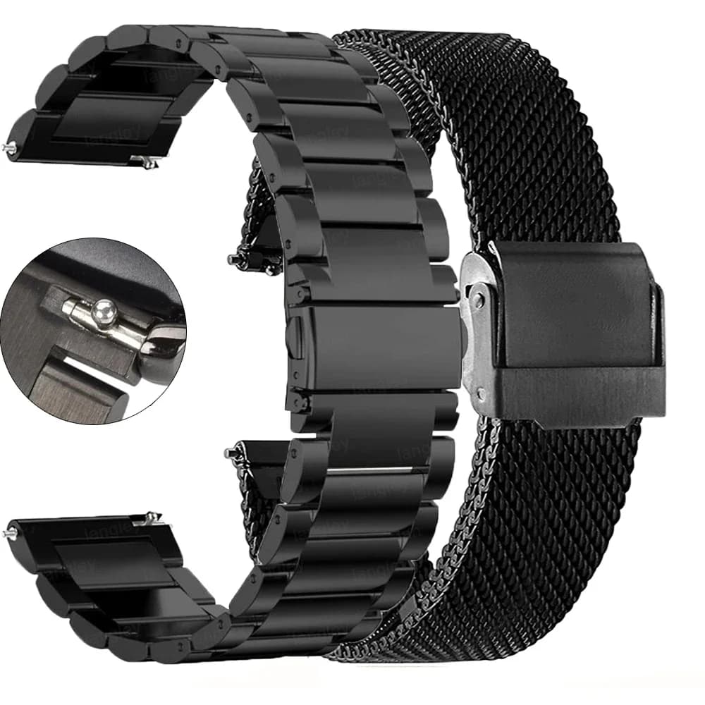 Cinturino in acciaio inossidabile per Samsung Galaxy Watch 3/4/5/6 Bracciale in metallo per Huawei Watch GT2 Pro GT 2 Bracciale Smart Band 46mm