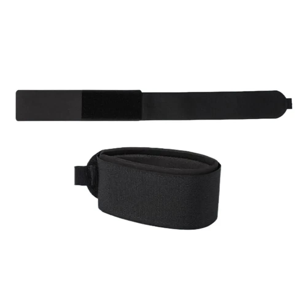 Adjustable Ski Fastener Straps Band Wrap Fixing Belts Ski Wraps Ties Protective Pads Black Snowboard Binding Straps