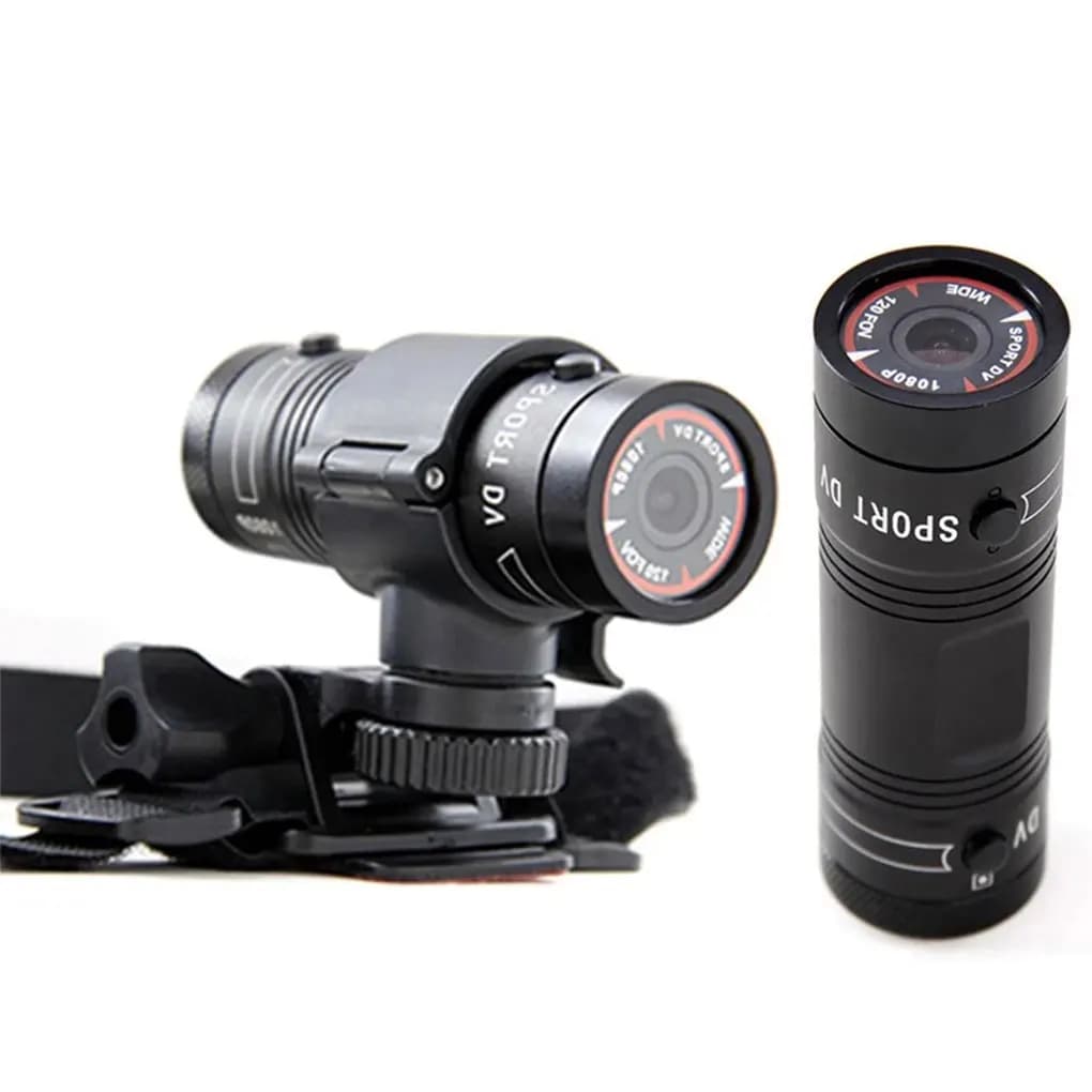 F9 Sport Bicicletta Bici fotografica 1080P Piccolo DV Video Dash Foto Camma impermeabile Rilevamento movimento moto Casco Videocamera DVR Record