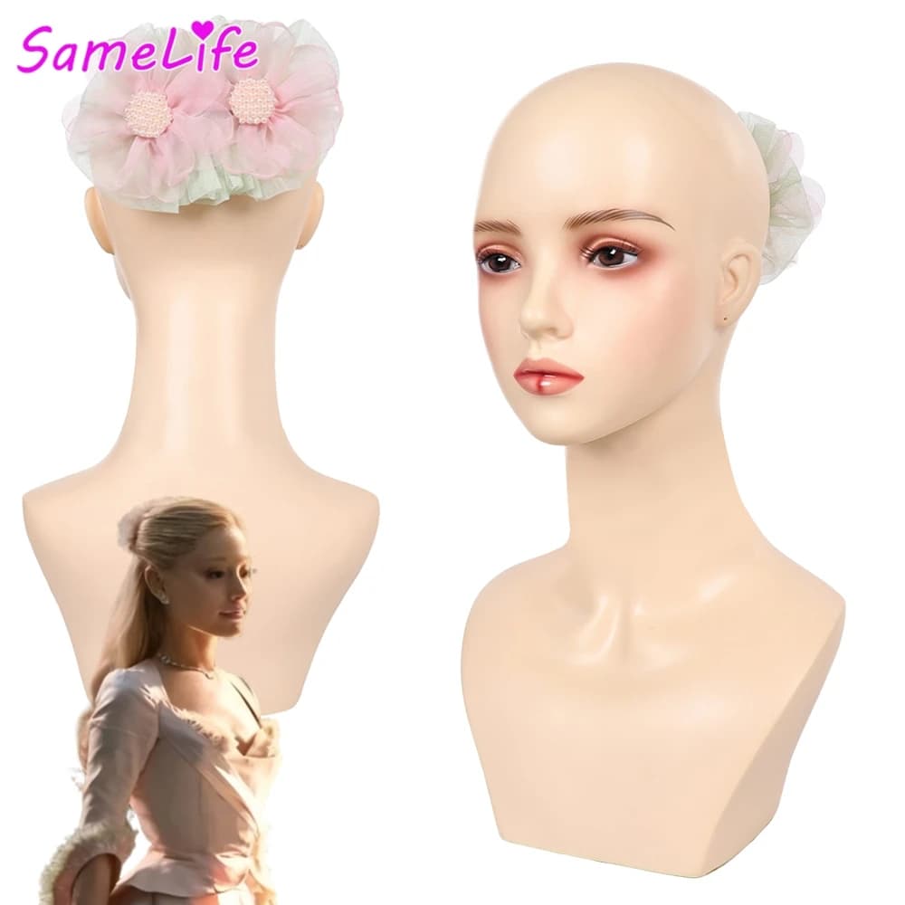 Wicked 2 Glinda Fiore Fermaglio per capelli Cosplay Fantasia Tornante 2025 Film Costume Travestimento Accessori per capelli Halloween Donne adulte Prop