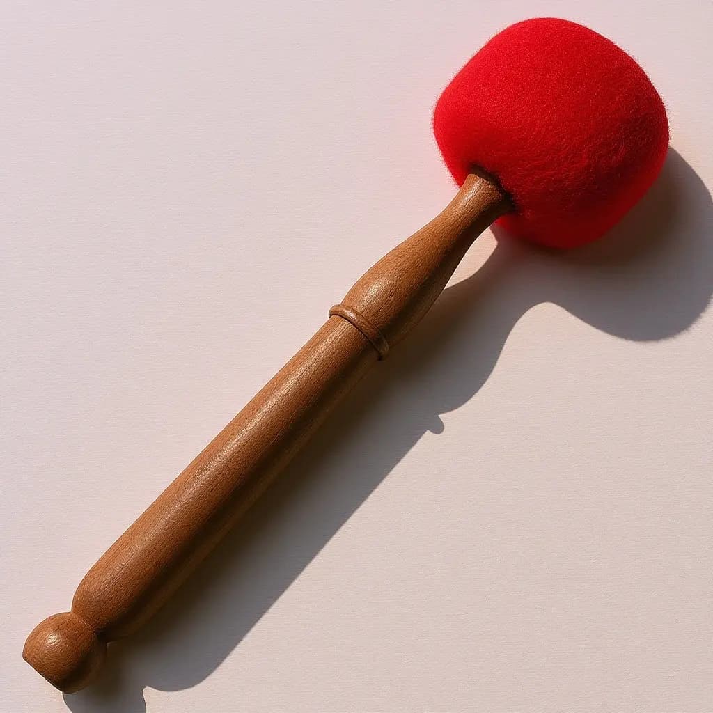1Pcs Eco Friendly Wooden Singing Bowl Mallet Safe Crafted Chanting Bowl Accessory for Buddhist Practice Meditation Sound Therapy