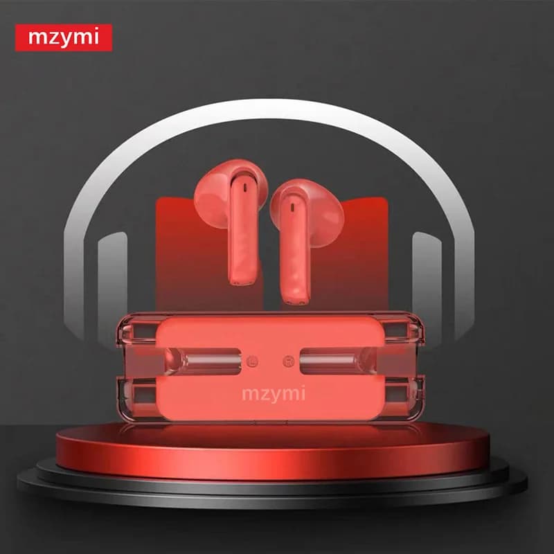 Mzymi TWS Bluetooth5.3 Auricolare KT08 In Ear Cuffie da gioco Sport Vere Auricolari wireless Cuffie impermeabili per Android IOS