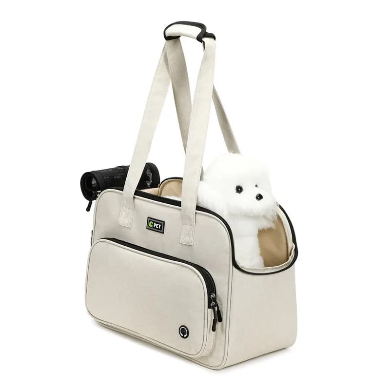 Pet Shoulder Bag – Cat Carrier Cover Compatible, Pet Dog Bag Multi-Function, Bag for Pets with Storage Pockets