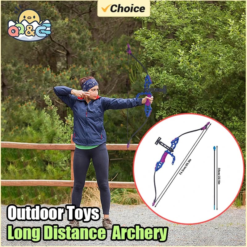 Arco arco ricurvo tiro competitivo sport tiro con l'arco giocattoli bambini giocattoli all'aperto arco di plastica e freccia Set tiro con l'arco giocattolo per i regali dei ragazzi