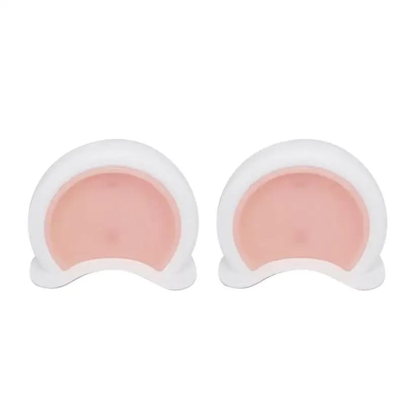 New 1 Pair Cute Soft ABS Bear Ear Decorations Lovely Kawaii Appearance Fit For Scooters Motorcycles Helmets