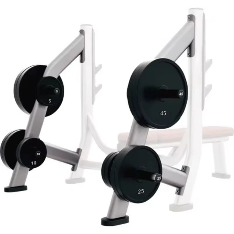 YTYIN Commercial Floor Bench with Integrated Bearing, OEM ODM Resistant Steel Structure, Gym Free Weight Equipment