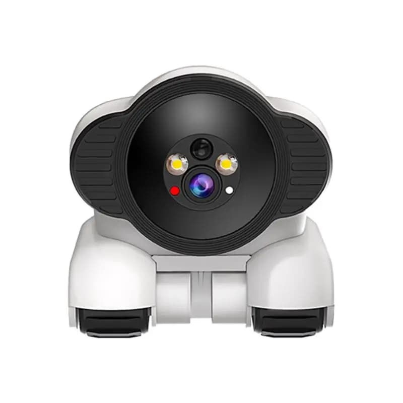 Telecamera di sicurezza Wi-Fi A25P a 2 vie audio 1080P con doppia lente e controllo tramite APP per neonati/anziani/cani/animali domestici