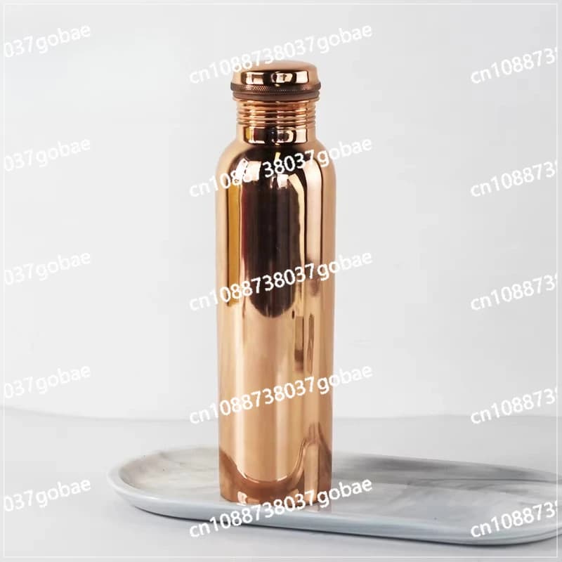 Pure copper handmade water bottle portable outdoor travel portable cold water bottle home practical
