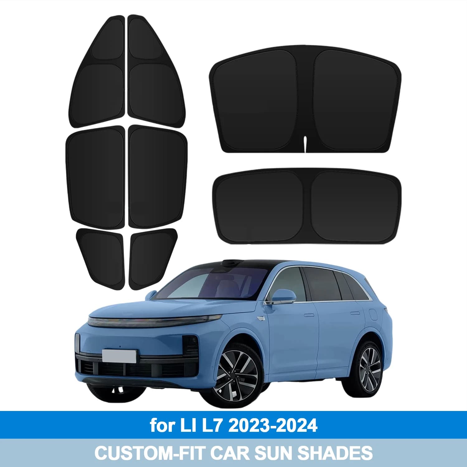 Parasole per Parabrezza e Finestrini Laterali per LI L7 2023-2024, Copertura Protettiva per la Privacy, Accessori Auto