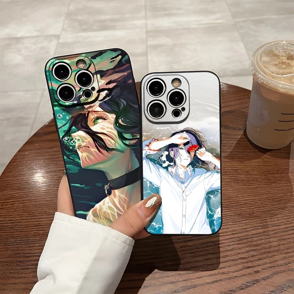 Chainsaw Man Reze Phone Case For Iphone 16 Pro Max 14 12 15 Plus 17 Pro Max 13 Pro 11 Xr X Xs Plus Back Cover