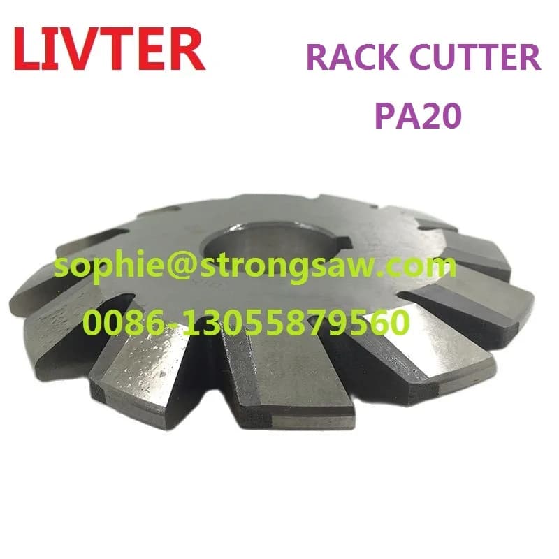 Livter 110-120*32mm Inner hole M1 M1.5 M2 M2.5 M3 M3.5 M4 PA20 HSS Rack Milling cutter Article gear Milling cutter