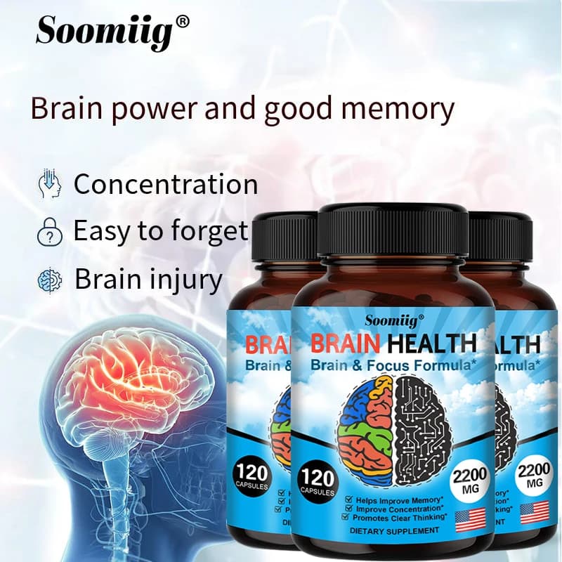 Ginkgo Biloba supplement: memory and learning, promotes brain health, improves clarity, improves concentration supplement