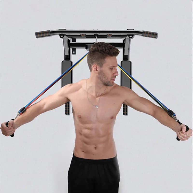 Indoor Gym Diving Supports With Ceiling Traction Bar For Home Exercises