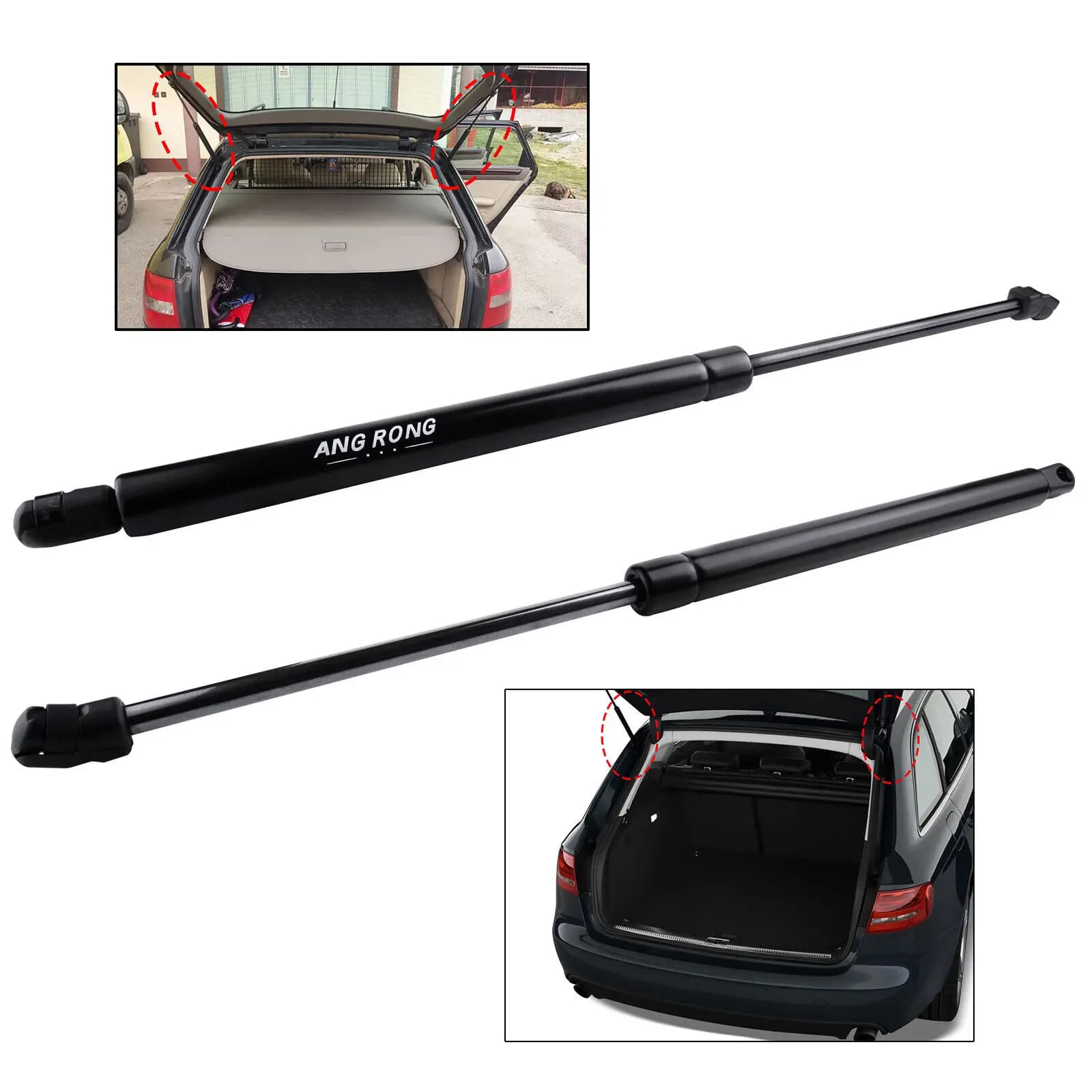 2x For Audi A6 Avant 4B C5 97-05 Rear Boot Tailgate Gas Struts Spring 4B9827552M