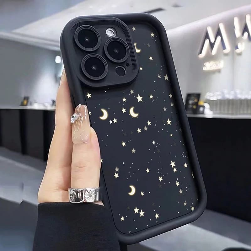 Custodia per telefono con stampa stelle per Xiaomi Redmi Note 14 5G Custodie Redmi Note 13 12 Pro Plus 5G 12S 11S 11 10 Redmi 13 12 14C 13C 12C Cover