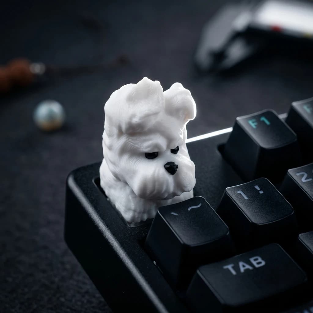 Scribbly Puppy Personality Mechanical keyboard keycaps Custom Keycaps Cross Axis PC Gaming Keyboard Peripherals Collection Gift