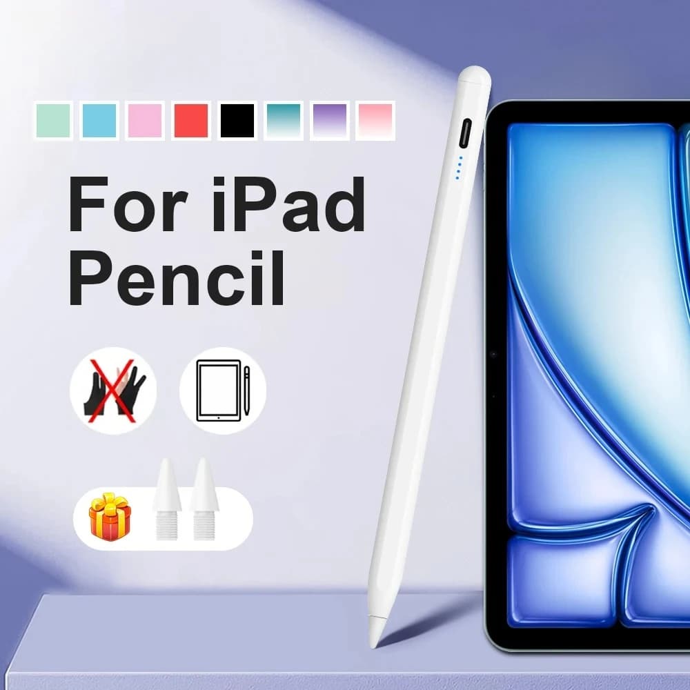 For Apple Pencil 2 Palm Rejection Power Display iPad Accessories iPad A16 Air 11 5 4 Pro11th 13 12.9 M2 M3 M4 Mini 7 Stylus Pen