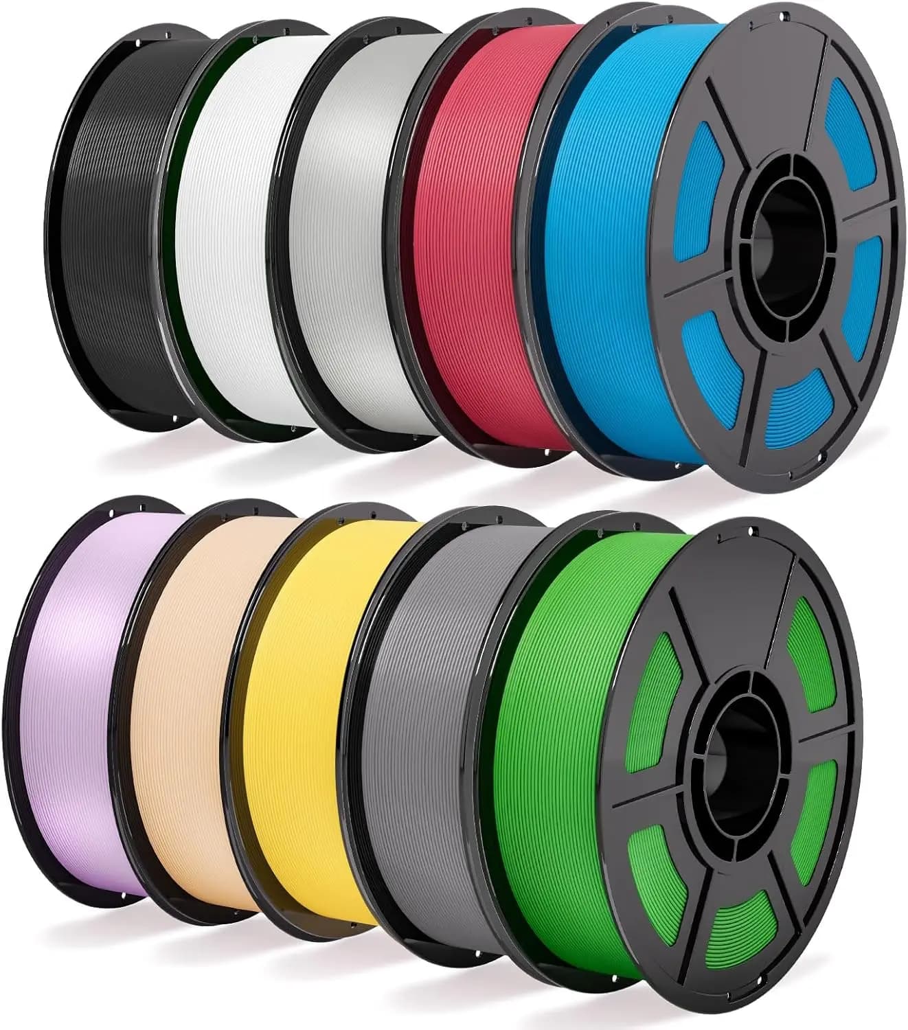 PLA Thread for 3D Printer, 30-300mm/s, Precise Wrap, 1kg (2.2lbs), PLA for Bambu Lab 3D Printer, AMS
