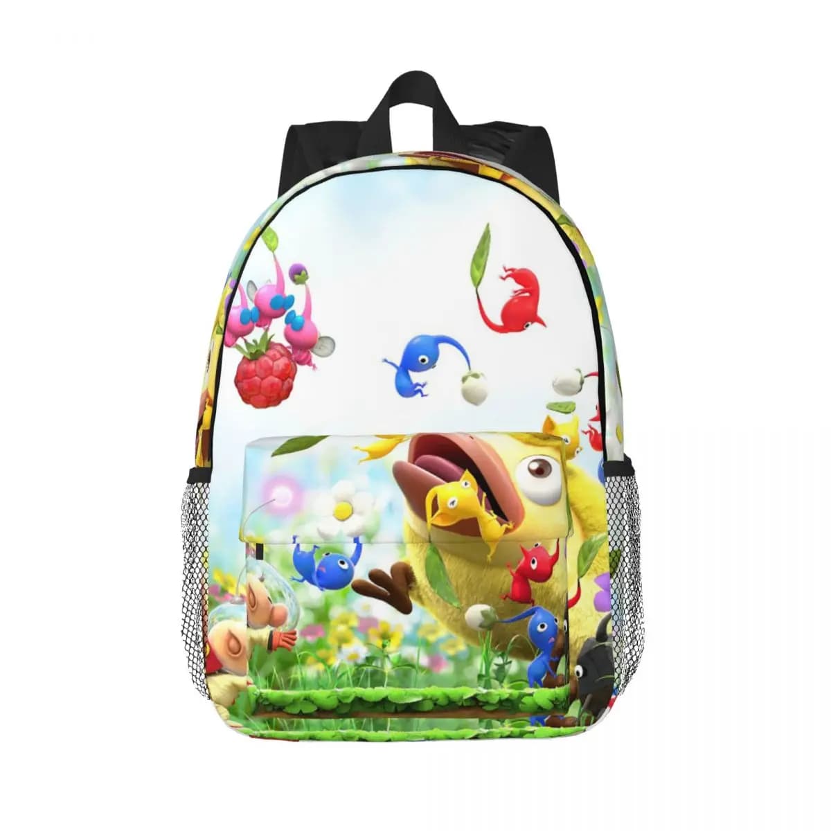 Pikmin Backpack Daypack Large Capacity Boys Girls BookBag Shoulder Bags for Men Women Children School Bag