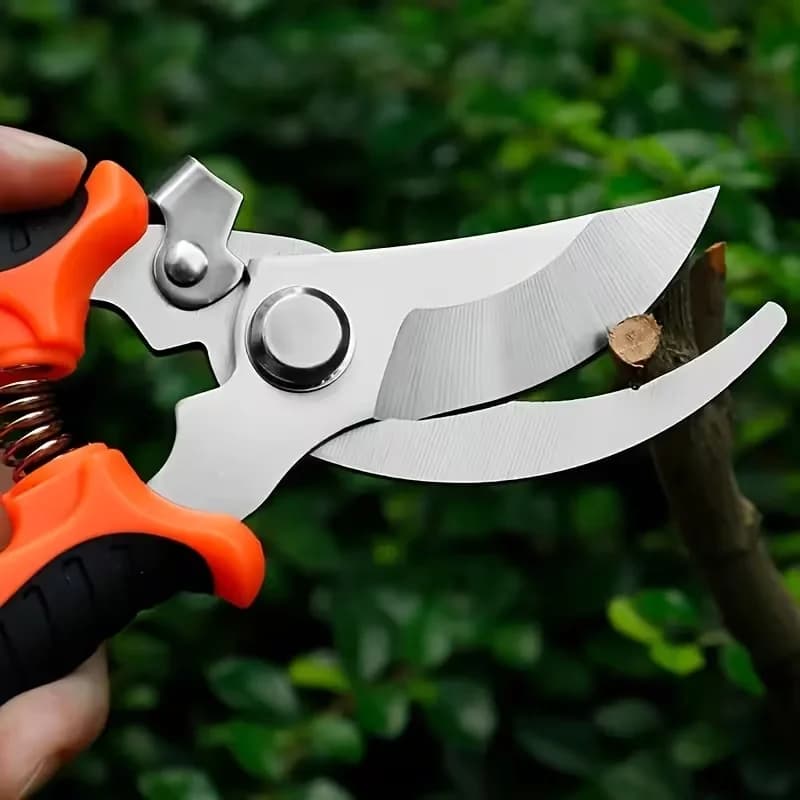 Heavy‑Duty Pruning Shears, Non‑Slip Handles & High‑Carbon Steel Blades for Thick Branches