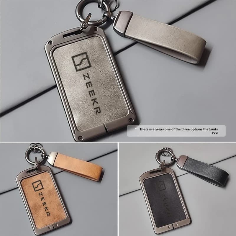 Zinc Alloy Car NFC Card Key Case Cover Fob for Zeekr 001/009/X/003 Keychain Durable Luxury Protector Decorative Auto Accessories