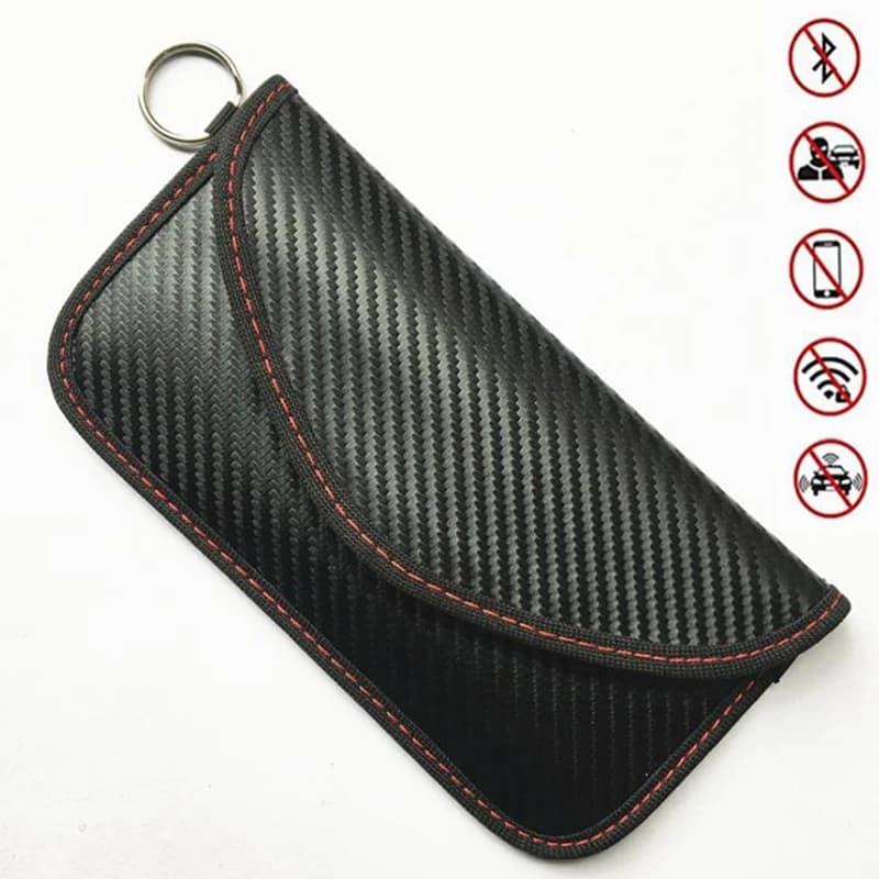 △ 1pcs Signal Blocking Bag Faraday Bag Cage Pouch Wallet Phone Case Key Bag