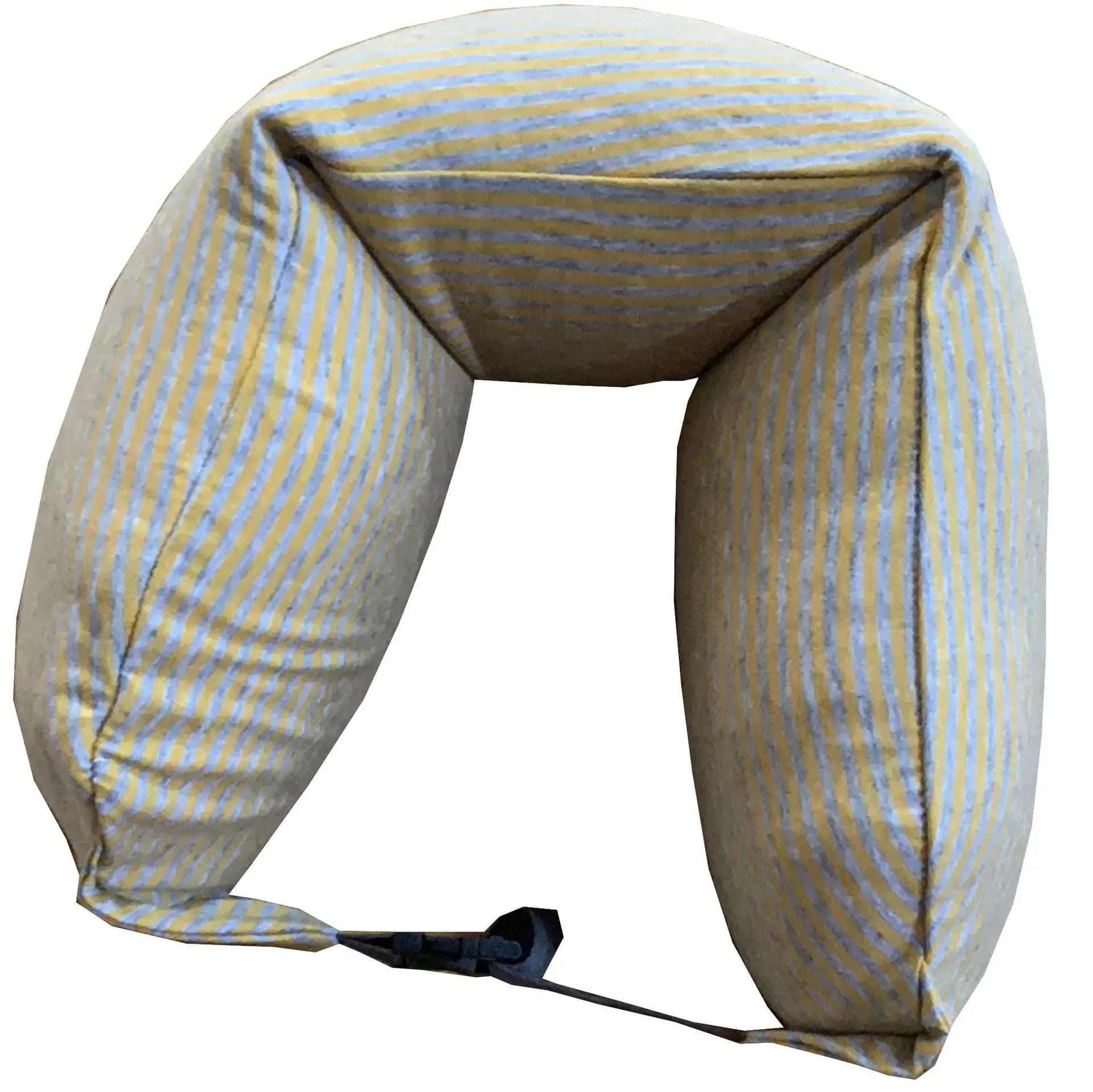 Cuscino a forma di U con stampa Cuscino per il collo in morbido cotone da viaggio per ufficio Protezione vertebrale Striscia a forma di U Riempimento di particelle