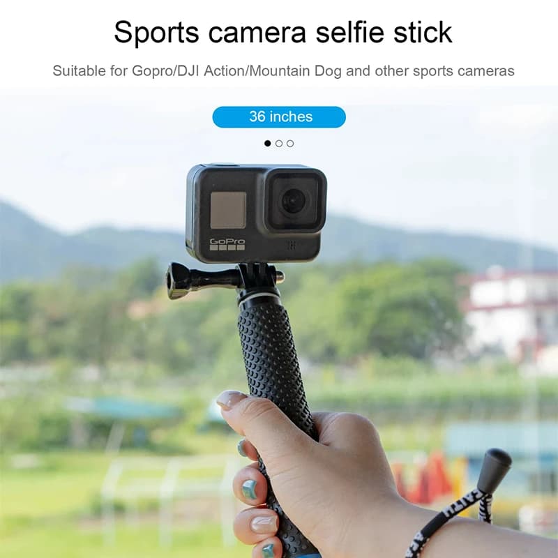 DJI Action 4 Compatible Selfie Stick Action Camera Extension Rod Diving Accessory GoPro Handheld Stick Compatible with DJI Osmo