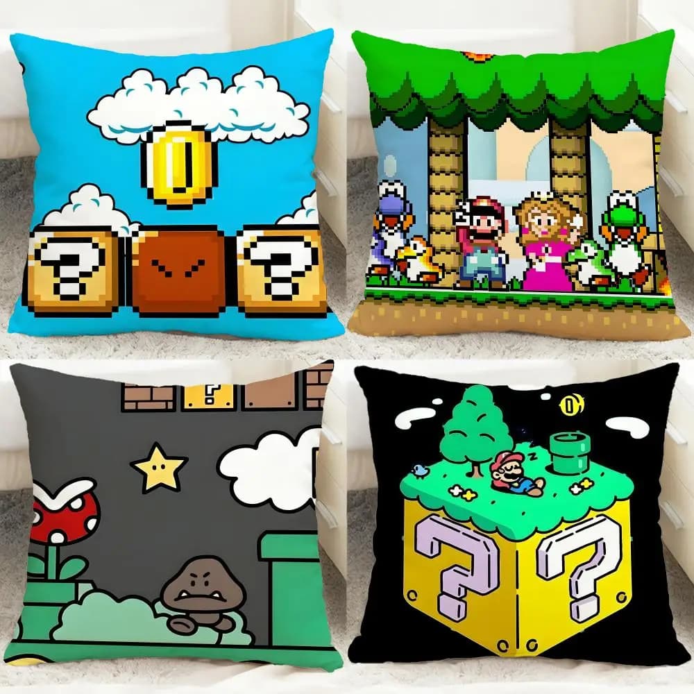 M-MarioS super cute style pillow lining Comfortable reversible cushion lining Ideal for car sofa, bedroom and over