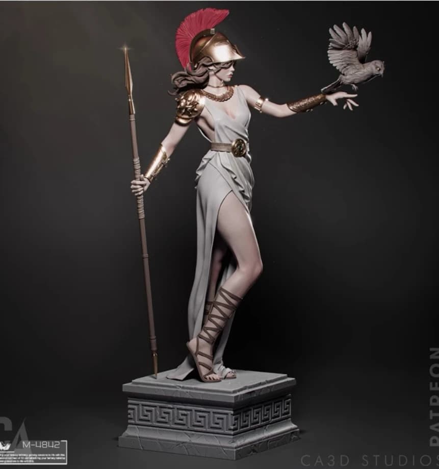 LinDeekin D64 Kit garage 3D personalizzati Figura non verniciata Modelli GK Puzzle in resina bianca smontato di modelli di personaggi