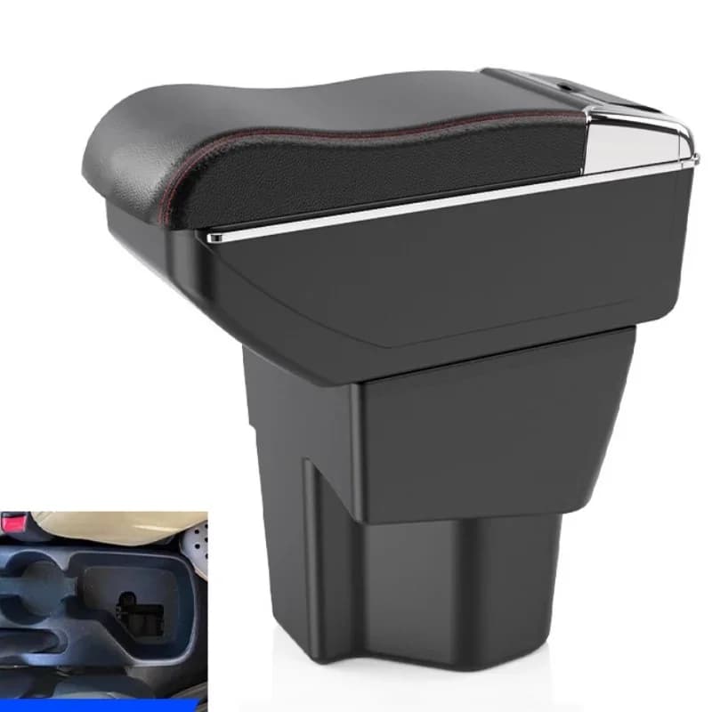 For KIA Rio 3 armrest box KIA K2 X-line Rio 3 2011 2012 2013 2014 2015 2016 car armrest accessories interior Storage box