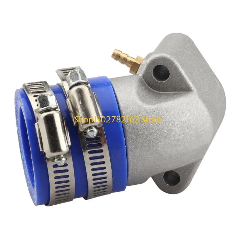 547B Robusto adattatore per collettore aspirazione in metallo e gomma per carburatore GY6 150CC che fornisce forte