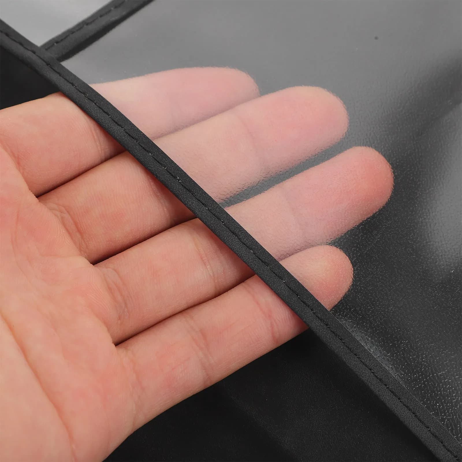 Portafoglio Sottile in PU per Patente di Guida, Documenti Auto, Assicurazione e Carte di Credito, Leggero e Pieghevole