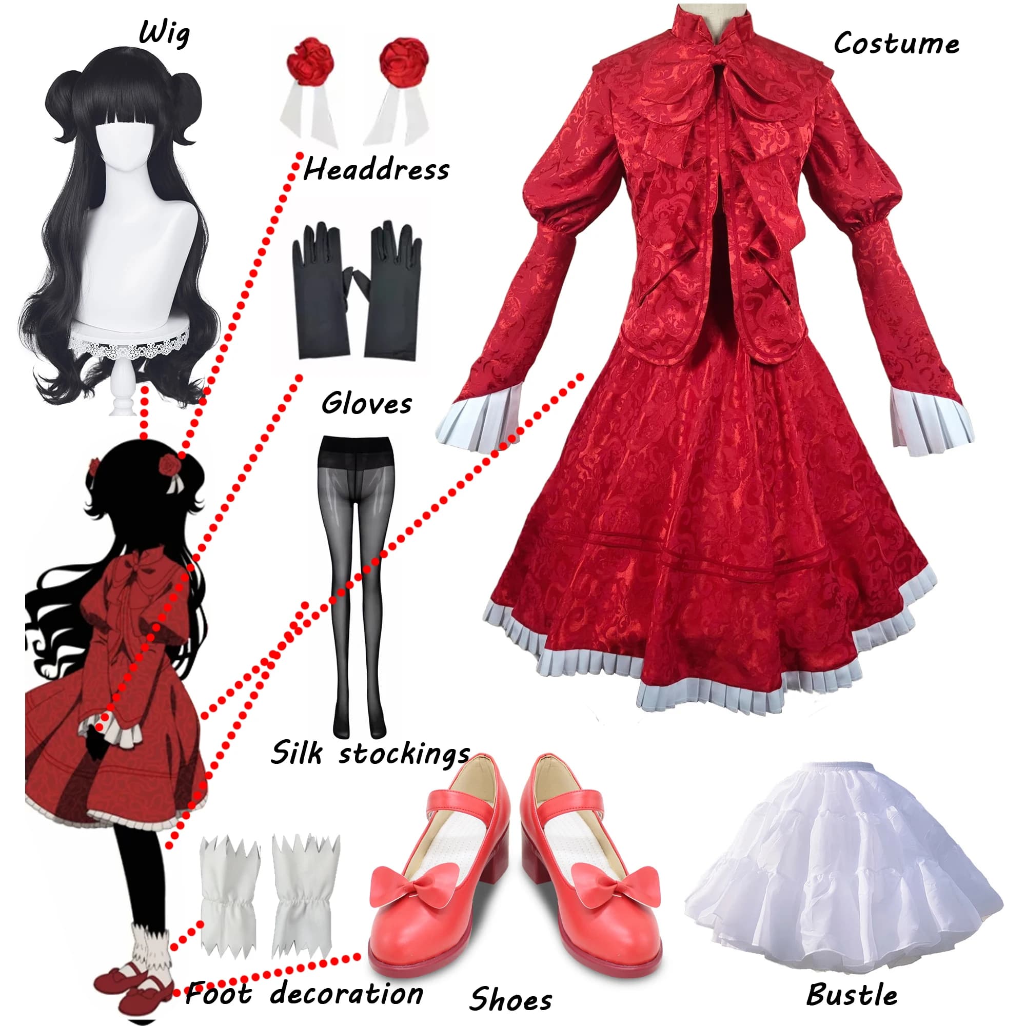 Anime Shadows House Kate Cosplay Dailydress Costume Cosplay Dress Uniform Dress 2026 Halloween Carnival Customized