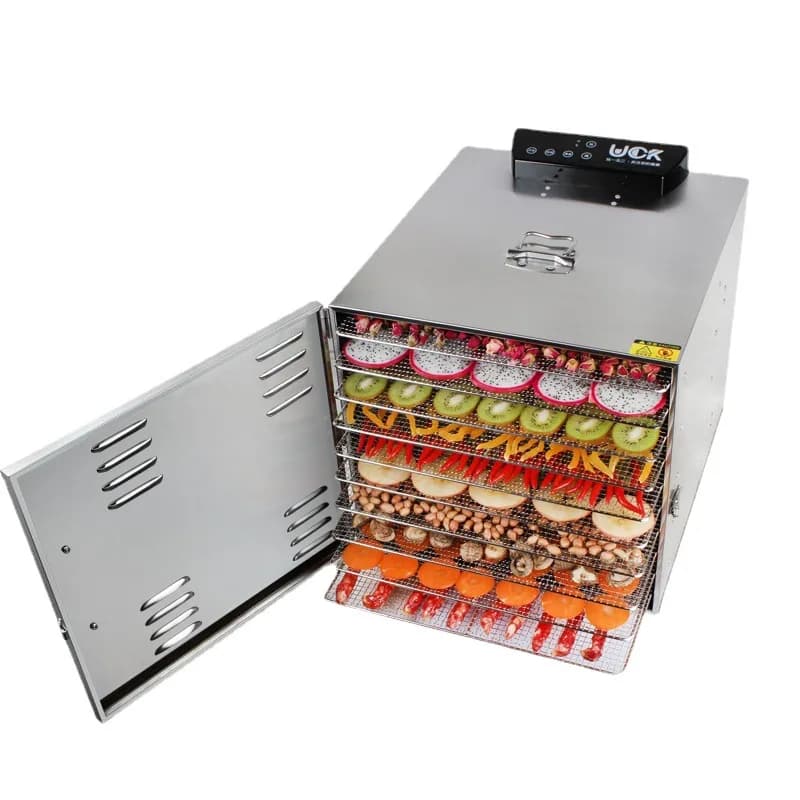 Essiccatore per frutta e verdura, essiccatore ad aria in acciaio inox per frutta secca, alimenti per animali domestici
