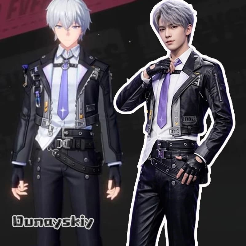 Costume Cosplay OHaYo*/Neverness to Everness Esper Zero, Outfit da Gioco Anime per Uomo, Abbigliamento per Feste di Halloween e Performance