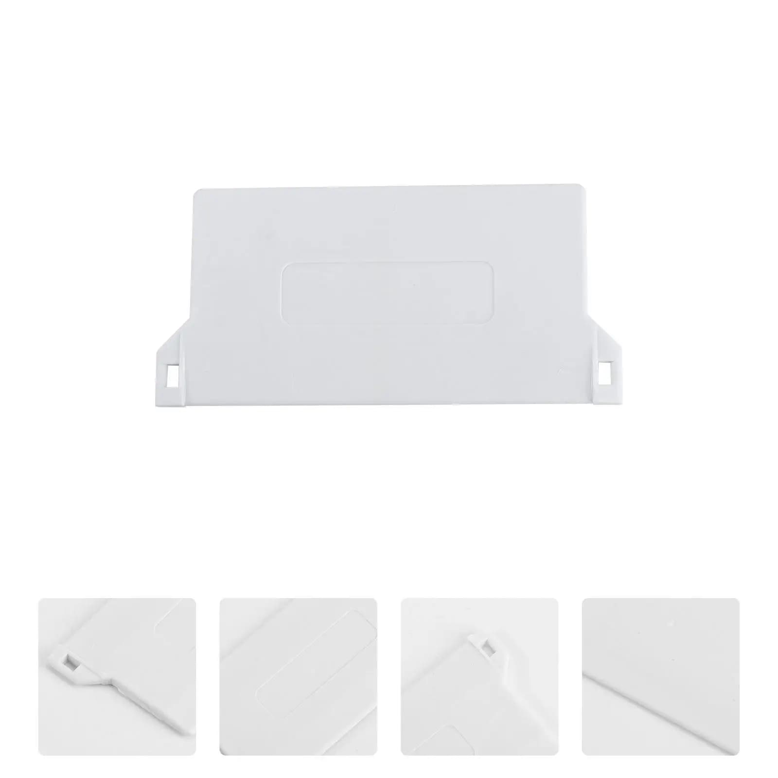10Pcs Vertical Blind Accessories Plastic Bottom Plate 89Mm White Weights Slats for Living Room Bedroom Kitchen Bathroom Study