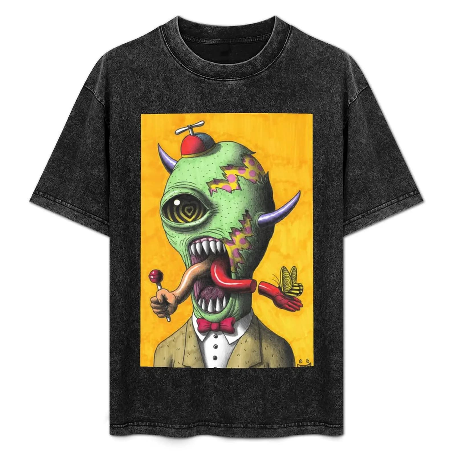 Sketchbook Head T-Shirt Heavy Duty Casual Work Tee