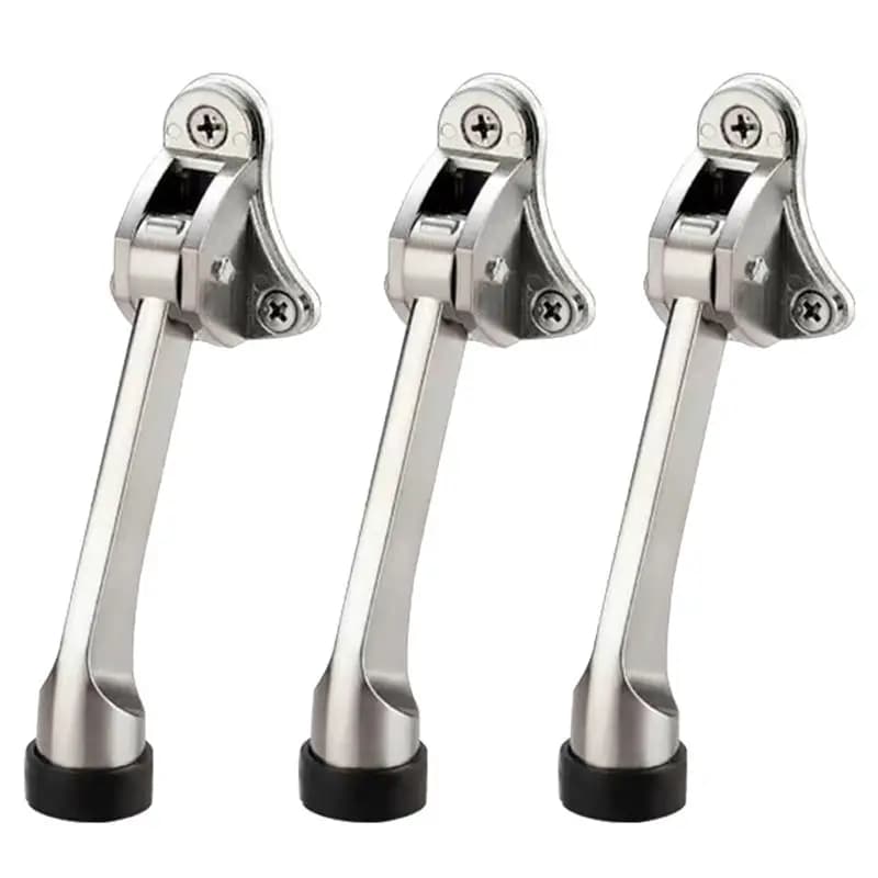 Rubber Movement Sway Stopper Zinc Alloy Door Positioner Free Stop Door Top Door Horseshoe Stop