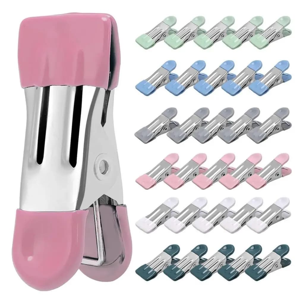 1/5 pcs clip without track clip for metal chips durable clip for food bags clip for trousers to dry photos sock sock for laundry
