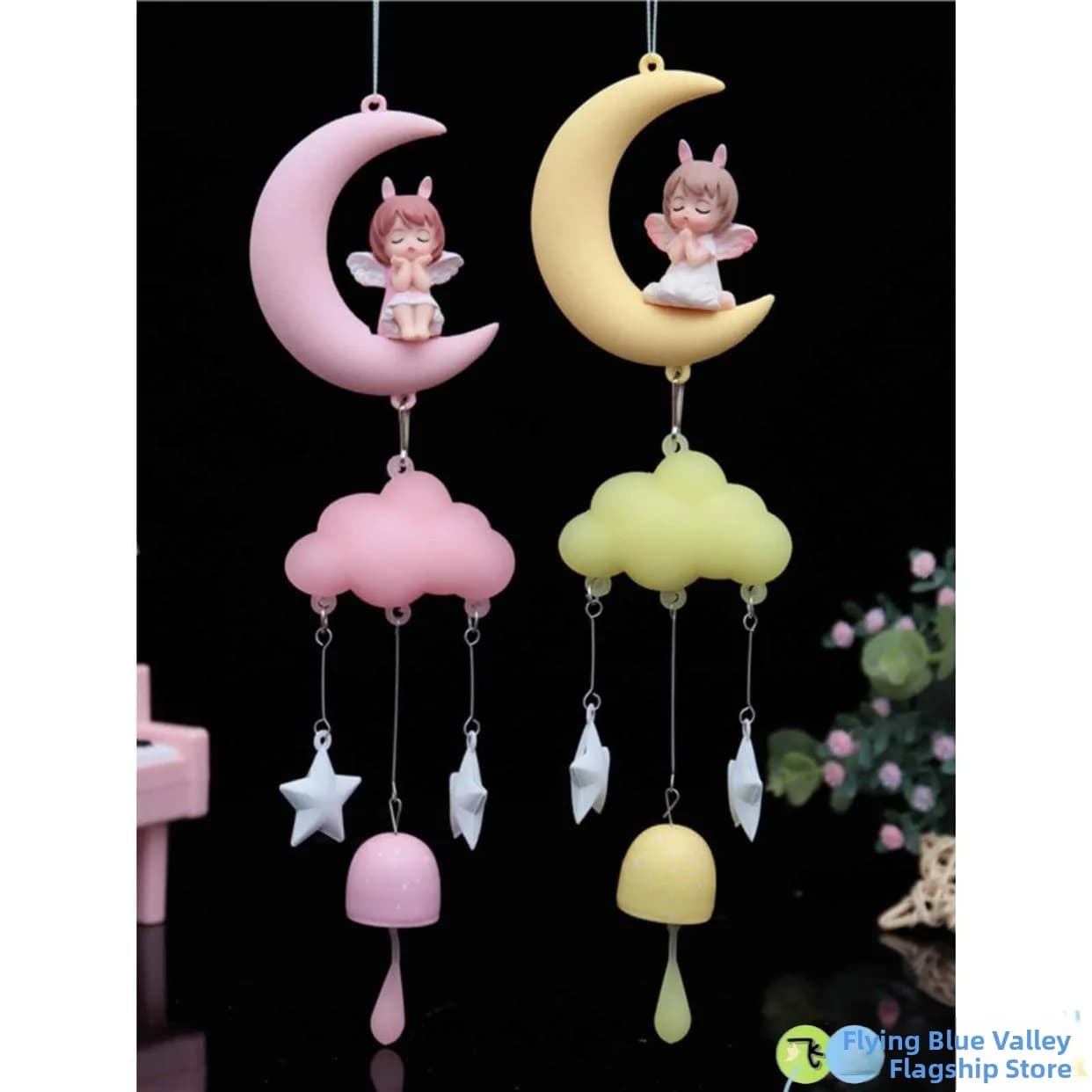 Fre Sle Cartoon Wind Chimes Door Hanging Ornaments Girls Room Decorations Children's Birthday Gifts Cute Bell Accories