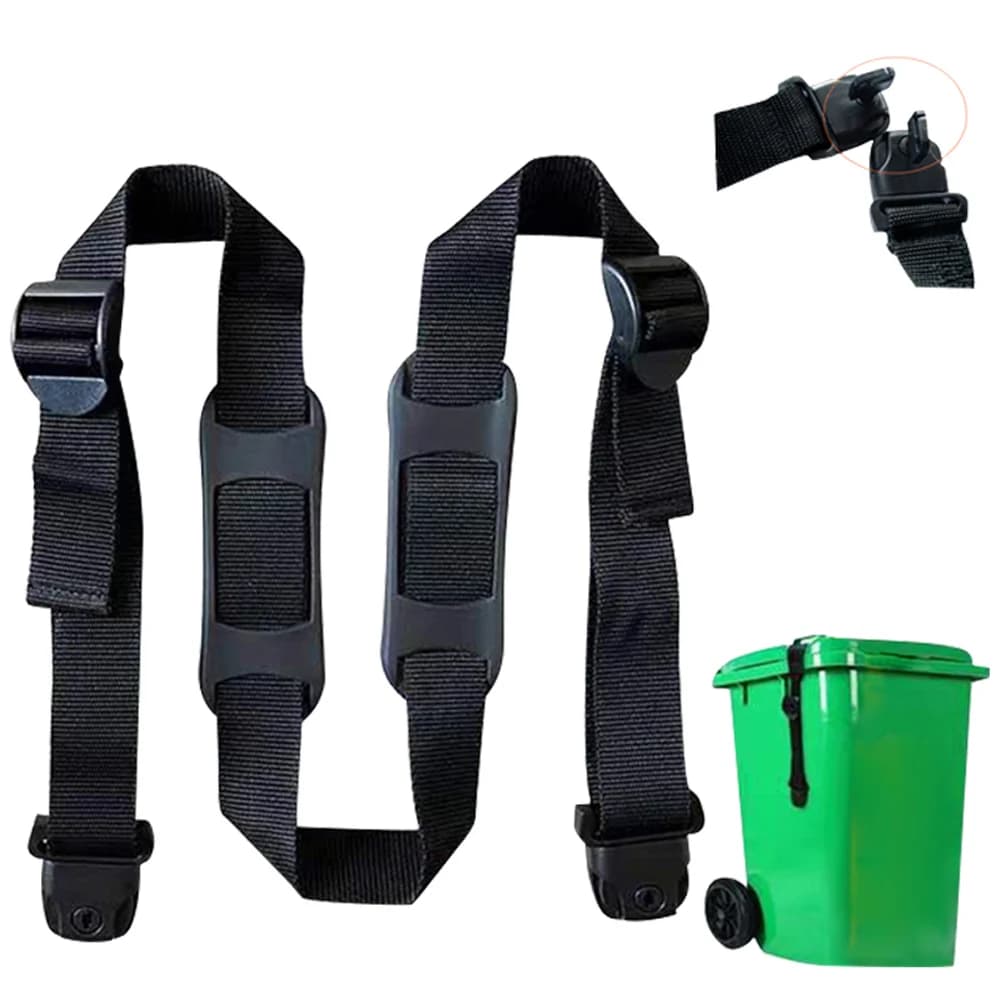 Bin Strap Garbage Lock cestino coperchio cinghia bidone della spazzatura regolazione del sistema di sicurezza