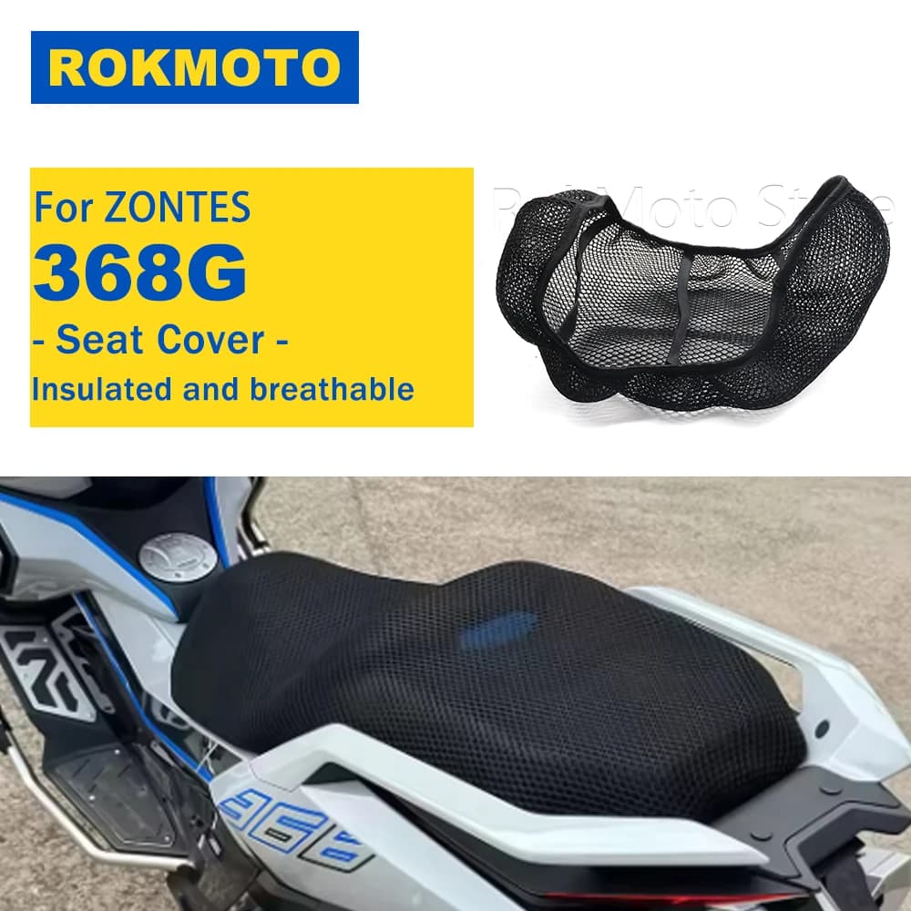 For ZONTES 368G 368 G Motorcycle Accessories Protecting Cushion Seat Cover Breathable Comfortable 3D Mesh Seat Cover