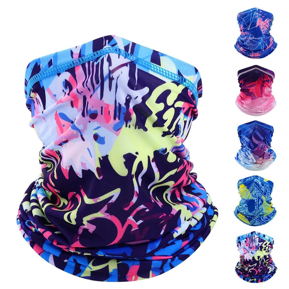 Protezione UV estiva Raffreddamento Ghetta per il collo Abbigliamento per il viso Ghetta per il collo Maschera Sciarpa Protezione solare Bandana traspirante per uomo Donna